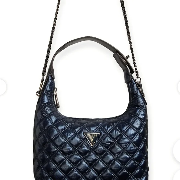 GUESS Cessily Convertible Hobo Crossbody – Midnight Blue NWT - Picture 5 of 16